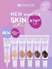 Essence SKIN Tint 30，輕盈透薄遮瑕，打造自然光澤，保濕透氣，適合日常穿戴，裸妝感妝容，持久保濕，禮品，30ml/1.01 Fl. Oz - 30 - 查看 7