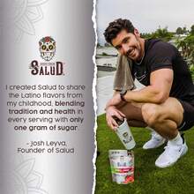 Salud 2-In-1 Energy Drink Powder + Focus, Pineapple Mango, Organic Caffeine, B6 + B12, Theanine, Clean Energy Drink Packets, Agua Fresca Mix, Non-GMO, Gluten Free, Vegan, 1g Of Sugar, (15 Servings) - Pineapple Mango - 查看 6
