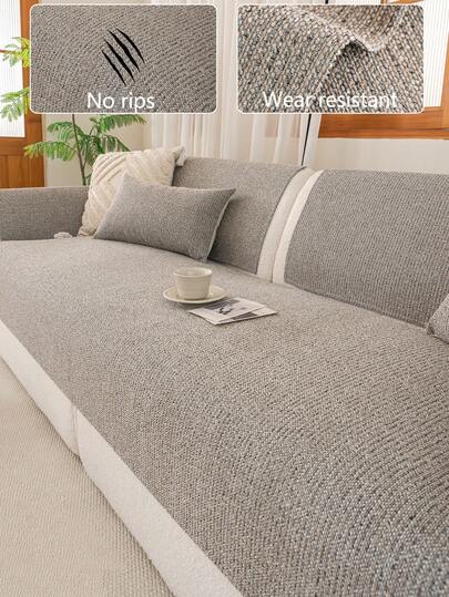 1 chiếc vỏ đệm sofa bằng vải chenille mềm mại, thoải mái, kiểu dáng hiện đại tối giản, chống trượt, dùng được cả bốn mùa, chống bụi và có thể giặt được, mềm mại và không phai màu, thân thiện với thú cưng, phù hợp cho phòng ngủ, văn phòng, phòng khách, sofa hình chữ L và sofa 1/2/3/4 chỗ ngồi.