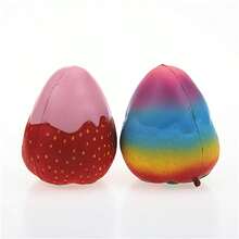 Slow Rise PU Realistic Watermelon Slice Squishy  Fruit Stress Relief Fidget  Decompression Sensory Novelty Squeeze Fruit - 1PC - View 3