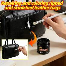 This Multi-Functional Leather Repair Kit Includes Dye And Leather Filler Repair Cream, Professional-Grade Leather Scratch Repair And Color Restoration Cream, Suitable For Repairing And Dyeing Leather Burns, Wear And Holes. - Liquid - View 7