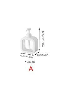 Bộ 2 chai/1 chai đựng trong suốt có vòi bơm, dung tích lớn, dùng để đựng dầu gội và sữa tắm, chai du lịch tái sử dụng, thích hợp cho gia đình, khách sạn, phòng tắm - Chai đựng sữa dưỡng thể trong suốt có vòi bơm. - trắng - Xem 13