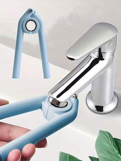 1pc Multifunctional Faucet And Sink Installation Tool, Featuring A Plastic Filter Cleaning Wrench, Designed With A Round Handle For Easy Installation And Removal - Suitable For Industrial Use