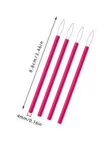 4pcs Extended Round Handle Threading Tools, Blue Green White Rose Red 4 Colors Available, Non-Slip Design For Effortless Threading, Suitable For Clothing Repair, Traditional Robes, Abaya Sewing And Embroidery Crafts, Practical Handmade Sewing Accessories - Plastic Thread Threader - View 11