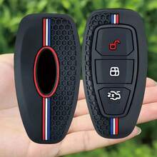 2026款适用于ST Line Carnival Focus Mondeo Ecosport Kuga Edge Escape的硅胶汽车钥匙包配件 - black - 查看 4