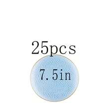 50/25/20/10/5件套透明金边餐盘，西式餐盘，派对餐盘，大号10.25英寸/小号7.5英寸，可重复使用透明金边餐盘，巴洛克风格餐盘，浮雕金边，适用于派对、宴会、婚礼、新年、情人节等场合，优质餐盘套装，餐盘，餐盘，裂纹纹理餐盘，透明裂纹纹理西式餐盘，家用牛排和意面餐盘，酒店宴会用餐盘 - 無色 - 查看 15