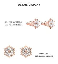 Swarovski Magic Snowflake Lady Earrings 5627348 - White 5627348 - View 6