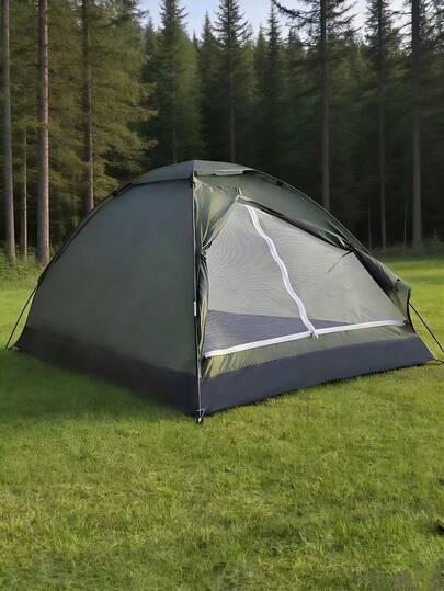1 chiếc lều lớn, dành cho 2-3 người, thích hợp cắm trại ngoài trời, du lịch, leo núi, dã ngoại, câu cá, dễ dàng lắp đặt, có mái che nắng, lều di động tiện dụng cho gia đình.