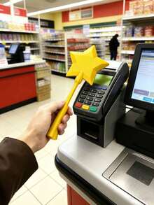 1pc 3D Printed Wand Tap To Pay, Extendable Magic Wand Contactless Payment Card Holder, Suitable For Various Tap-To-Pay Scenarios, Innovative Payment Solution - Multiple Styles - View 7