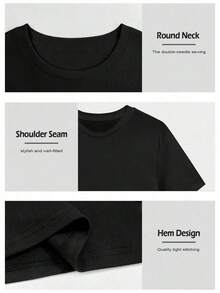 Vintage1pc The Best Dad In The Galaxy Shirt, Father's Day Gift, Gift For Dad, Christmas Gift, Husband Gift, Dad Shirtsummer Tops - Black - View 3