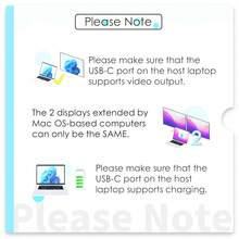 Hub màn hình kép 4K, trạm kết nối laptop 10 trong 1 USB C 10G, bộ chuyển đổi đa cổng với hai cổng HDMI 4K, PD IN 100W, USB-A/C 3.2 10Gbps, USB-A 5Gbps, USB 2.0, Gigabit RJ45 - Xem 11