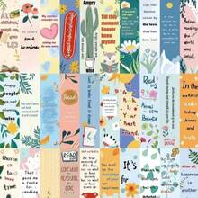 10pcs Bookmarks, Suitable For Readers As Page Markers. Applicable For School Supplies, Can Be Used As Elegant Gift Accessories With Note Cards, Girls Game, Cartoon, Scrapbooking Supplies, Room Decor Stickers, Korean Pop Music - Multicolor - View 4
