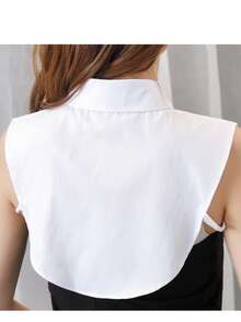 1pc Women's White Detachable Collar Accessory,Festival,Travel - White - View 2