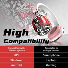 Gerripuer Wireless Headphones, Luxury Business Edition Studio Monitoring Headphones, Stereo Gaming Headset, HIFI Sound Quality, Comfortable Over-Ear Design, Foldable, Bass Boosted, Lightweight Wireless Headphones - View 13