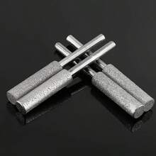 5件套金刚石链锯磨刀工具套装（随机1件），钛涂层金刚石磨头钻头，适用于链锯上的旋转工具磨石锉，可用于磨玉、玻璃、金属、木材等材质 - 无需电源 - 彩色 - 查看 3