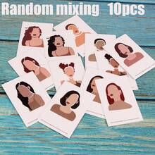 10/40/100个装珠宝展示卡，用于包装耳环、项链，随机图案 - 珠寶收納卡 - 查看 10