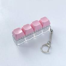 1pc Multi-Function Keycap Keychain - Button Toy, Adult Relaxation, DIY Keyboard Clicker, Focus & Entertainment - Multicolor - View 7