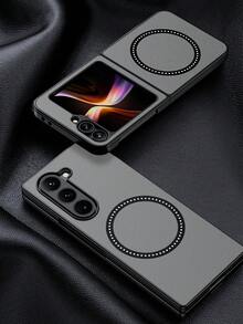 1个兼容无线充电的Galaxy Z Flip7手机壳，Galaxy Z Fold 7手机壳，硬质PC翻盖防摔保护壳，Galaxy Z Flip6/Z Flip5皮革手机壳，Galaxy Z Flip4超薄保护壳，Galaxy Z Fold 6时尚手机壳，Galaxy Z Fold 6折叠手机酷炫保护壳，Galaxy Z Fold 4/3独特保护壳 - 灰色 - 查看 3