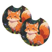 2 miếng lót tay vịn chống trượt họa tiết động vật, phụ kiện xe hơi thiết yếu, giá đỡ cốc xe hơi tối giản - A - Xem 6