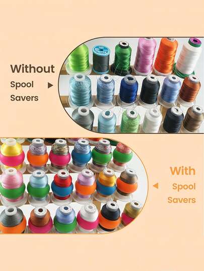 8/20 New Spool Protectors - Prevent The Thread Tail From Coming Loose - Keep Sewing And Embroidery Spools Neat And Tidy