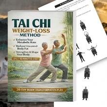 28-Day Tai Chi Weight Loss Program: 10-Minute Daily Routine Suitable For Beginners - Boost Metabolism, Burn, Tone Body, Improve Balance & Vitality With Tai Chi Exercises For Workouts, Fitness Training For - 1. 太極健身書 - 查看 7