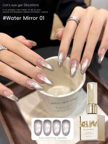 XEIJAYI 15ML Cat Eye Nail Polish Gel Soak Off Nail Magnetic Gel Polish Nail Art DlY For Salon At Home - 彩色 - 查看 36