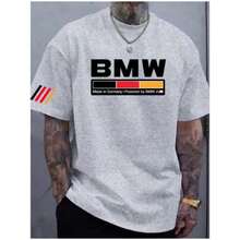 Men's T-Shirt BM.Germany 100% Premium Cotton Knit Shirt Immediate Shipping Germany Cars Christmas - Xám - Xem 1