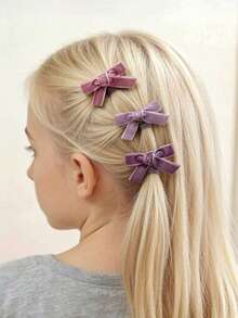 20pcs Premium Mini Hair Clips For Girls, Velvet Alligator Hair Clips, Suitable For Teenage Girls, Exquisite Hair Accessories, Essential For Christmas And Back To School Season - Multicolor - View 7