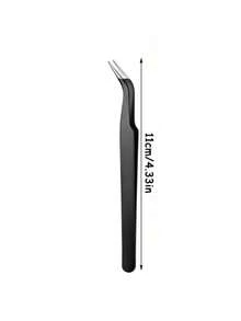 10/5/1 Set Professional Stainless Steel Eyelash Curler, Customized Size, Durable & Reusable, Pointed & Curved Design, Easy To Operate, Ideal For Beginners - Black - View 6