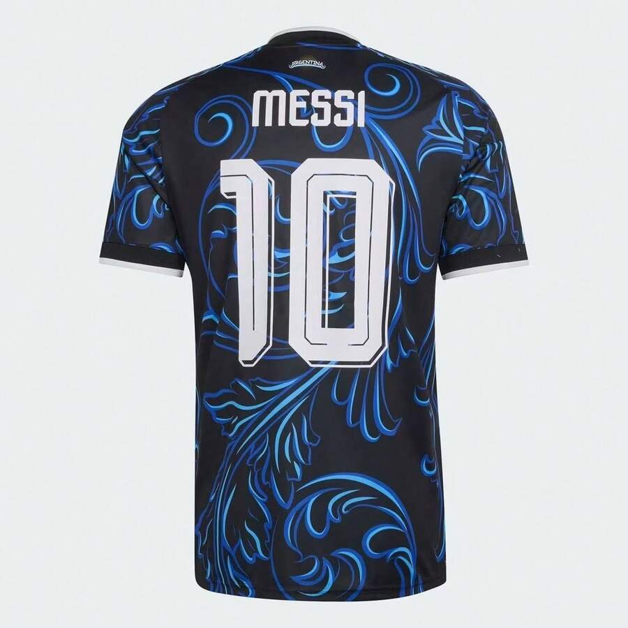 2026 World Cup Argentina Away Short-Sleeve M Essi No. 10 Lightweight And Breathable Sports Jersey - Màu xanh lam - Xem 1