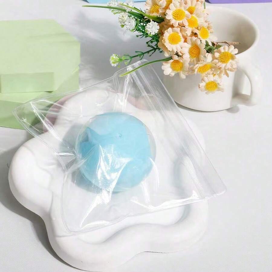 1个手工制作的软绵绵多巴胺释放挤压球，可塑性米球，趣味玩具球，缓解焦虑，慢回弹减压玩具，压力感应玩具，适合作为生日/派对礼物，缓解焦虑，圣诞派对礼物