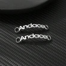 Hebilla de zapato personalizada de acero inoxidable con correa, hebilla de cordones personalizada, accesorios decorativos para zapatos, regalo personalizado para mujeres y hombres - Multicolor - Ver 18