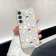 Adorable funda para teléfono con diseño de gatito, compatible con Apple  11, 12, 13, 14, 15, 16, 17 Pro Max y otros modelos. Funda Protectora Transparente de TPU a Prueba de Golpes con Diseño Creativo, Simple y Moderno - transparente - Ver 8