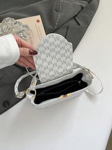Women's New Versatile Bucket Bag, Niche Commuter Shoulder Crossbody Bag, Fashionable Shopping Handbag - White - View 11