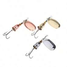 Mồi câu cá xoay bằng kim loại 8g/10g/12g, mồi câu cá hình thìa cứng bằng đồng, dụng cụ câu cá suối nước ngọt. - Nhiều màu - Xem 3