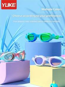Yuke Mermaid Tail Swimming Goggles, HD Anti-Fog Waterproof Swim Glasses, Cute Fish Scale Design, Soft Silicone Leakproof Comfortable Fit, Adjustable Strap Pool Beach Swim Eyewear - Multicolor - View 8