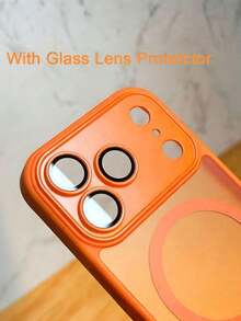 这款奢华橙色磁吸无线充电手机壳兼容 17 Pro Max、Air 16、15、14、13、12、11 Pro Max、17 Pro、17 Pro Max 等机型。采用哑光半透明硬质亚克力背板，触感舒适，为您的爱机提供如同盔甲般的防震保护。精心设计的摄像头保护盖，确保您的摄像头始终处于最佳状态，满足您的所有摄影需求。 - 橘色 - 查看 2