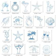 20Pcs Coastal Beach Theme Hanging Swirls For Last Toast On The Coast Bachelorette Decorations Beach Bachelorette Party Hanging Streamer Decorations For Coast Bridal Shower Bachelorette Supplies - như hình - Xem 6