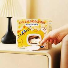 50个/包 一次性卡通鞋套，无纺布材质，壁挂式，加厚防滑，四季皆宜 - 多色 - 查看 3