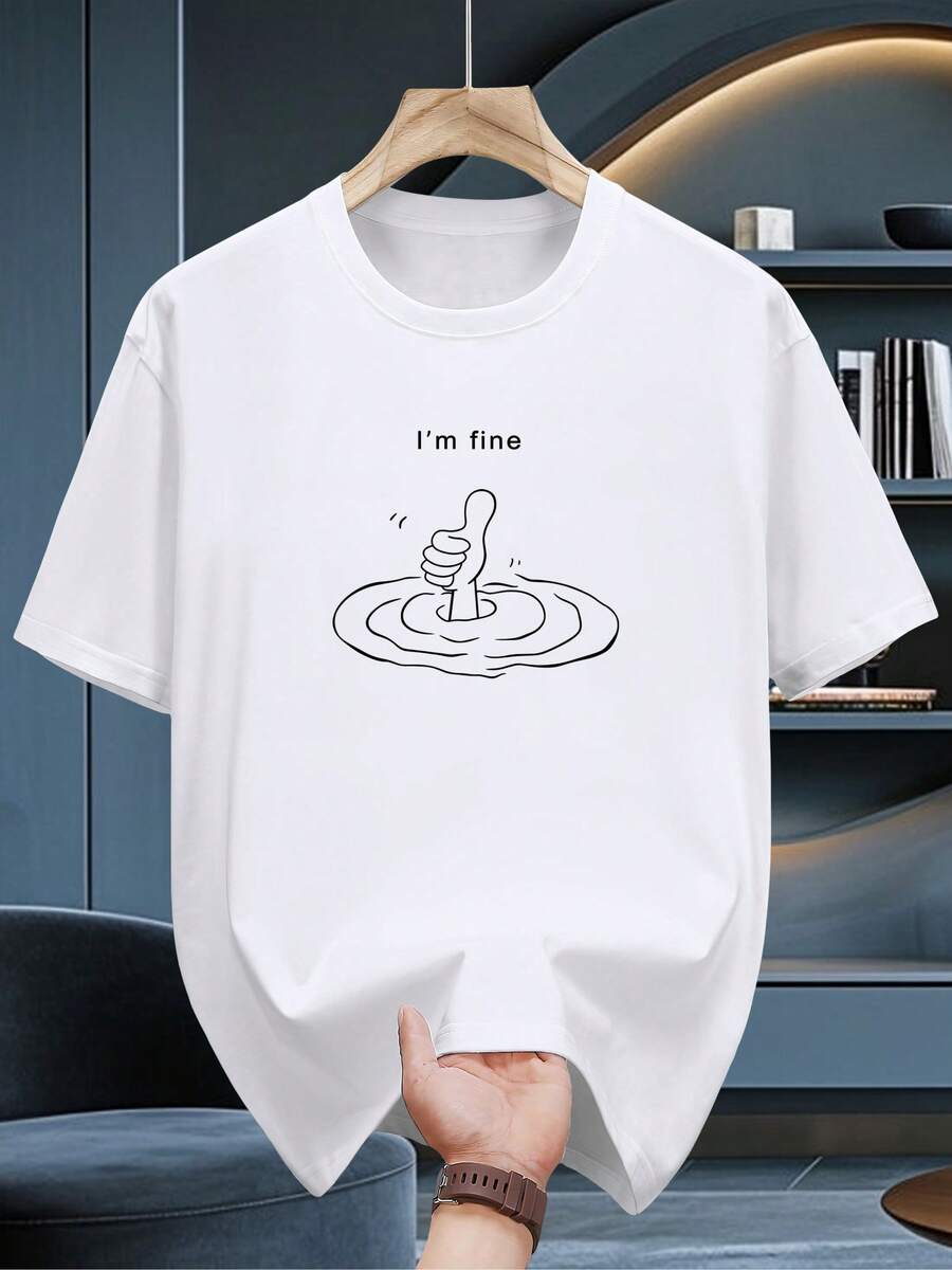 T-shirt d'été à manches courtes 100 % coton 200 g/m² - Col rond doux, t-shirt d'été décontracté en tissu respirant, manches courtes, idéal pour les loisirs, lavable en machine, polyvalent et parfait à superposer (200 g/m²) - T-shirt Bull Kingcotton Selection, Été - Blanc - Voir 1