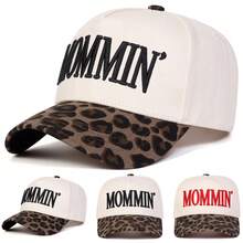 1pc Women's MOMMIN Trucker Hat, Personalized Letter Embroidery Baseball Cap, Streetwear Fashion Five-Panel Hat, Outdoor Sun Protection Casual Cap For Spring, Autumn, Travel, Beach,Summer,Holiday,Festival - Multicolor - View 1