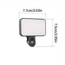 Baijun XU Mini Pocket Fill Light With 1 Clip, 3-Level Brightness Adjustment, Compact & Portable - Suitable For Smartphones, Cameras, Laptops, Etc. Ideal For Photography, Video Calls, Makeup, And Lighting - Selfie Fill Light - View 6