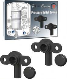 2Pcs Pressure Relief Device, With Disc Seals Cover, Shower Spares Parts Compatible With Showers (Replace Of 82800450) MCPW - 1 - View 2