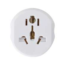 Portable International Power Adapter For Travel, Universal Input To European Outlet (Germany, France, Korea), 250V Home & Office Essential - EU E Type Plug(220-240V) - View 5