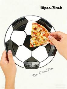 Juego de 24 platos y vasos de papel desechables con tema de fútbol, vasos de papel, decoraciones para fiestas, adecuado para cumpleaños, fiestas, celebraciones de empresa y otros eventos, Navidad - Multicolor - Ver 9