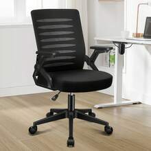ALFORDSON Mesh Office Chair Executive Computer Fabric Seat Racing Work - 黑色 - 查看 10