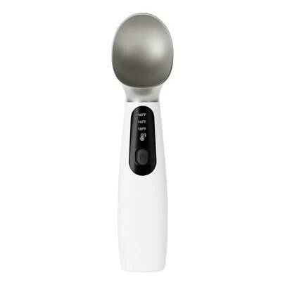 2600mAh Heated Ice Cream Spoon, Adjustable Heating Ice Cream Spoon With LED Display, Rechargeable