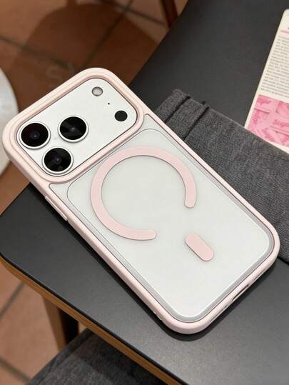 1个奢华防震马卡龙色保护壳，支持无线磁吸充电，简约磁吸手机壳，兼容 11/12/13/14/15/16/16 Pro Max，舒适磁吸手机壳，兼容 17/17 Pro/17 Pro Max，透明手机壳