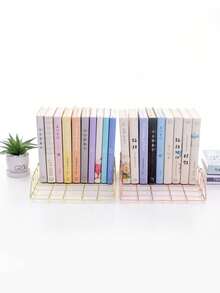 A4 Desktop File Organizer Rack, Removable Tabletop Study & Office Document Storage Metal Stand, Stackable Metal Desk Letter Tray/A4 Paper Holder, File Organizer For Office, School, Home,School Supplies,Back To School - A4桌面鍛鐵架 - 查看 4