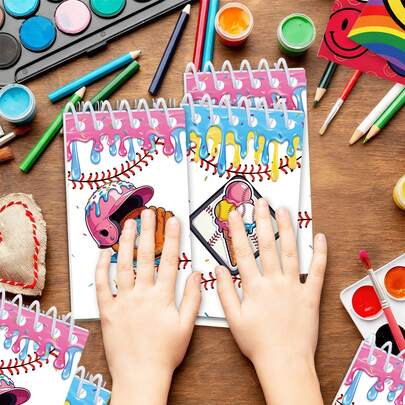 Bộ 10 cuốn sổ tay lò xo chủ đề kem, sổ ghi nhớ cho học sinh, nhật ký cầm tay, sổ bài tập cho học sinh, quà tặng tiệc tùng, sổ tay dự tiệc, sổ kế toán, quà tặng học sinh, đồ dùng học tập, quà tặng ngày lễ, sổ tay dự tiệc cho học sinh, văn phòng phẩm tựu trường, sổ tay Giáng sinh